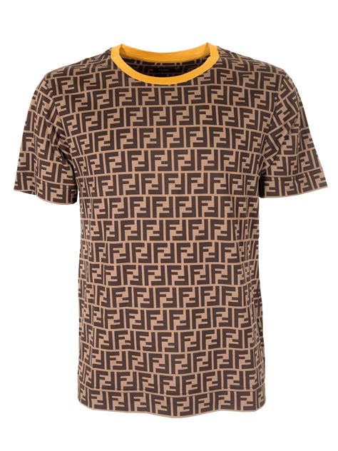 fendi monogram shirt|fendi t shirt for men.